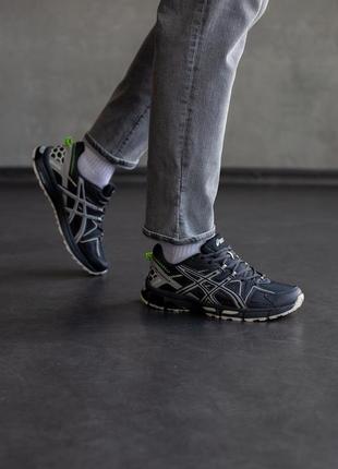 Круті чоловічі кросівки asics gel-kahana 8 graphite темно-сірі7 фото