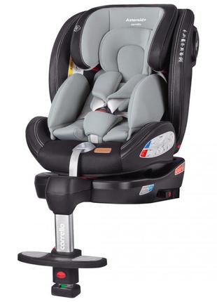 Автокрісло carrello asteroid+ crl-15801 marble grey 0+1/2/3 isofix з поворотом та опорною стійкою