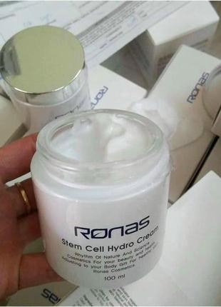 Омолоджувальний зволожувальний крем на основі стовбурових клітин ronas stem cell care hydro cream4 фото