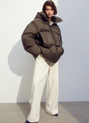 Куртка курточка пуховик натуральный пух h&m hm оригинал ✅  xs s m l xl xxl