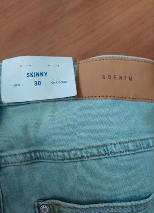 Новые мужские джинсы h&m skinny оригинал5 фото