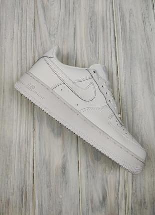 Nike air force 1 low white7 фото
