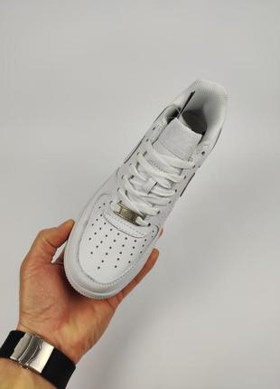 Nike air force 1 low white4 фото