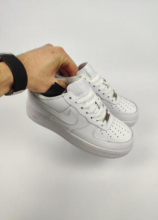 Nike air force 1 low white10 фото