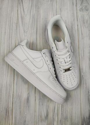 Nike air force 1 low white6 фото