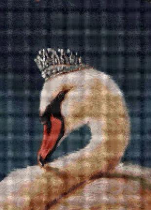 Алмазная мозаика принцесса лебедь lucia heffernan, 40*50см, brushme, dbs1203