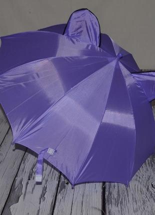 Зонт зонт трость детский с ушками со свистком медведь мишка5 фото