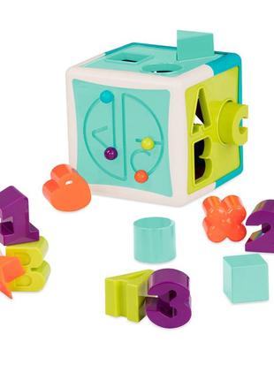 Розвивальна іграшка-сортер розумний куб battat lite bt2577z 12 форм6 фото