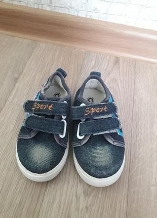 Джинсові мокасини для хлопчика