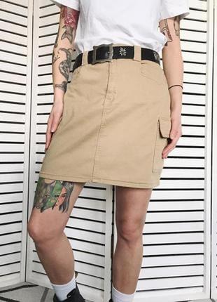 Юбка карго мини 5
