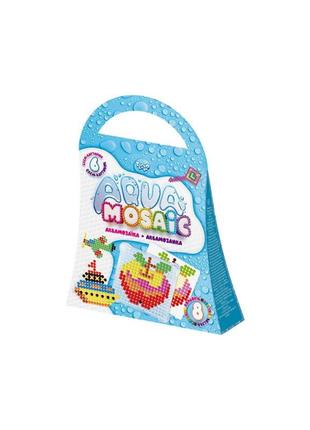 Набор креативного творчества "aqua mosaic" danko toys am-02-01/06 (am-02-06) от imdi