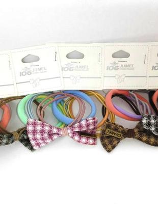 Резинки для волос 4шт/набор, цена за 5 наборов, ww02472