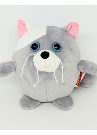 Игрушка мягконабивная масик круглик котик 18см, мс090102-14