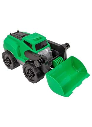 Ігрова автомодель трактор технок 8553txk з ковшем (зелений)