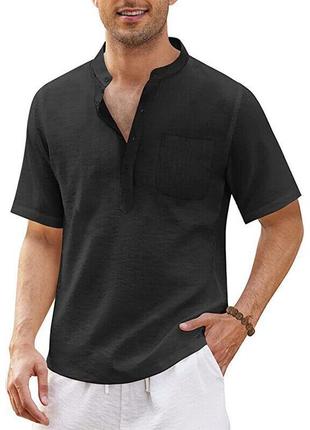 Льняная рубашка/рубашка 48-50 размера