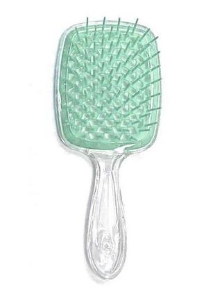 Расчёска superbrush для нарощенных волос. продувная.