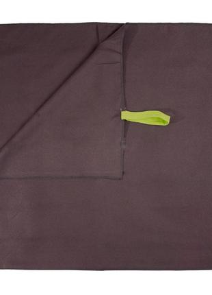 Спортивные полотенца 65×120 из микрофибры коричневое