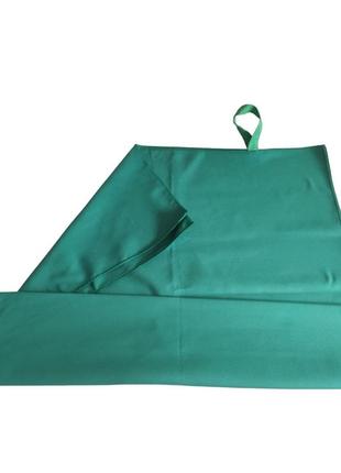 Спортивные полотенца 65×120 из микрофибры зеленое