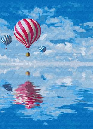 Картина за номерами «віддзеркалення куль», 40*50см, brushme, bs52283