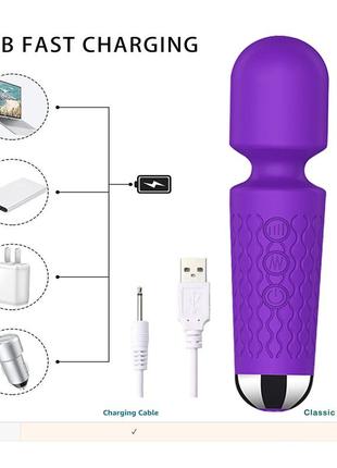 Вибратор magic wand usb power mini 6