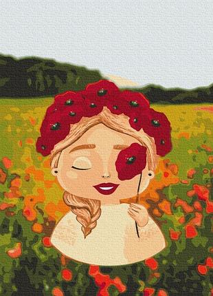 Картина по номерам "маковый венчик" 40х50 см  лили демачкович, bs53284