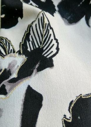Красивая блуза в крупный цветочный принт, спинка на змейке р. 48-eu/3xl , от wallis4 фото