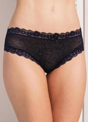 Набор прозрачные женские трусики - темный микс цветов - от 5 шт. размер m