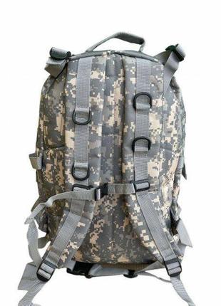 Армейский вместительный рюкзак assault tactics - серый пиксель ammunation7 фото