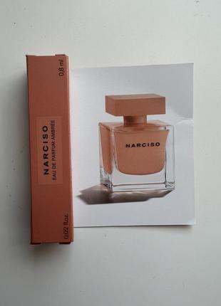 Narciso rodriguez eau de parfum ambre пробник