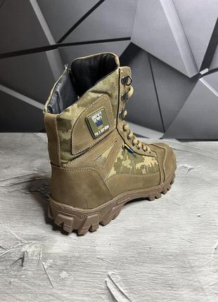 Берцы тактические зимние полевые военные армейские ботинки для военных зсу всу хутро 40 (26см) ku-2210 фото