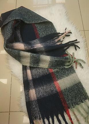 Теплий великий шарф