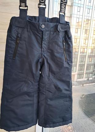 Лыжные штаны h&m 3-4г зимний полукомбинезон h&m1 фото