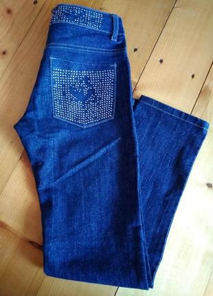 Суперські брендові  джинси  з блискучою ниткою