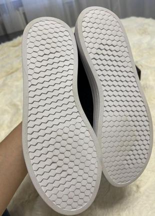 Кроссовки кеды адидас adidas новые черные на шнурках классика4 фото