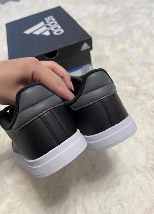 Кроссовки кеды адидас adidas новые черные на шнурках классика6 фото