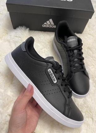 Кроссовки кеды адидас adidas новые черные на шнурках классика5 фото