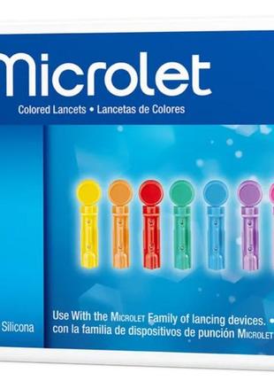 Ланцеты иголки microlet 200 шт для глюкометра1 фото