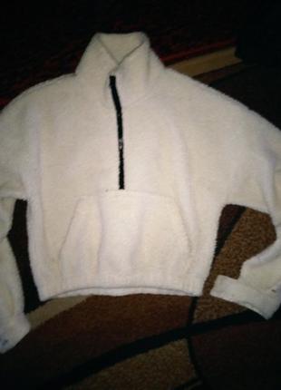 Свитшот кофта меховая тедди