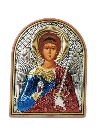 Грецька ікона silver axion ангел хранитель кольоровий ep-172pag/p/c ep3 9x11 см2 фото