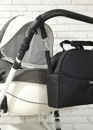 Сумка на коляску, сумка для коляски, сумка для трости, сумка органайзер для прогулочной коляски,10 фото