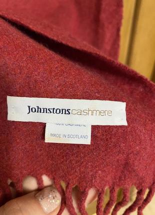 Мягчайший кашемировый шарф johnstons5 фото
