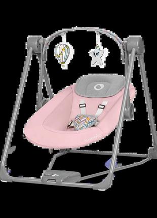 Шезлонг lionelo otto pink baby