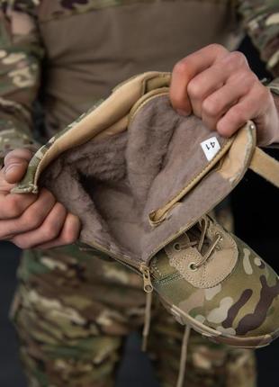 Зимние тактические ботинки мультикам вт7065(ko 3 - 00)