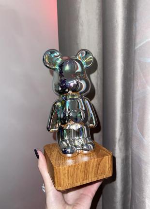 Bearbrick/ 3d ночной мишка с эффектом фейерверка🤍4 фото