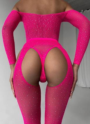 Роскошный набор боди + колготки с доступом