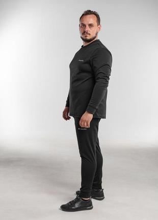 Термобелье (3xl-4xl) мужское на флисе комплект теплое зимнее термо белье одежда штаны кофта набор4 фото