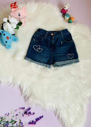 Джинсовые шорты george малышке 2-3 года