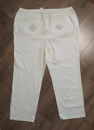Штани miamoda штаны женские miamoda белые штаны большой размер2 фото