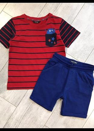 Шорты некст и футболка 5-6 лет летний комплект