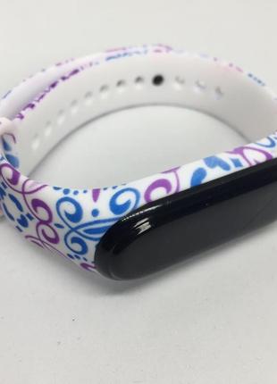 Ремінець для mi band 2 mi band 3 mi band 4 mi band 5 mi band 6 дуже красивий 😍3 фото